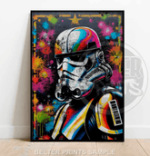 Stormtrooper | Urban Graffiti Pop Art Print - A4 – 21x29cm (8x12’’) - Print